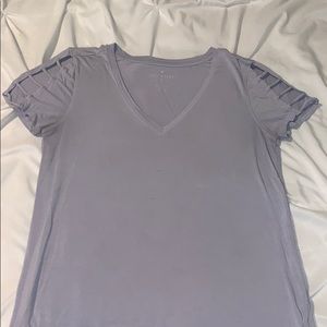 grey american eagle tee